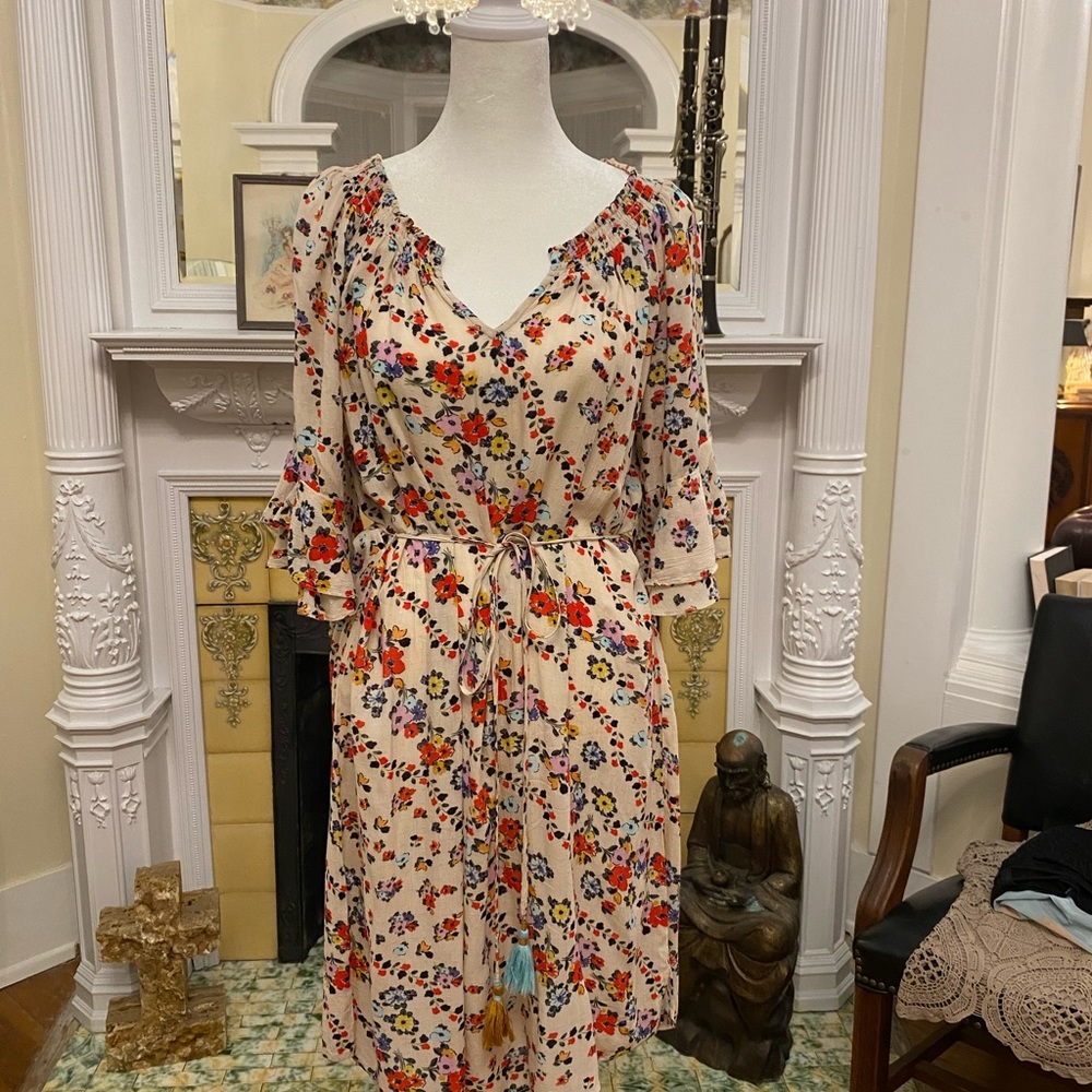 Democracy Feminine Floral Dress